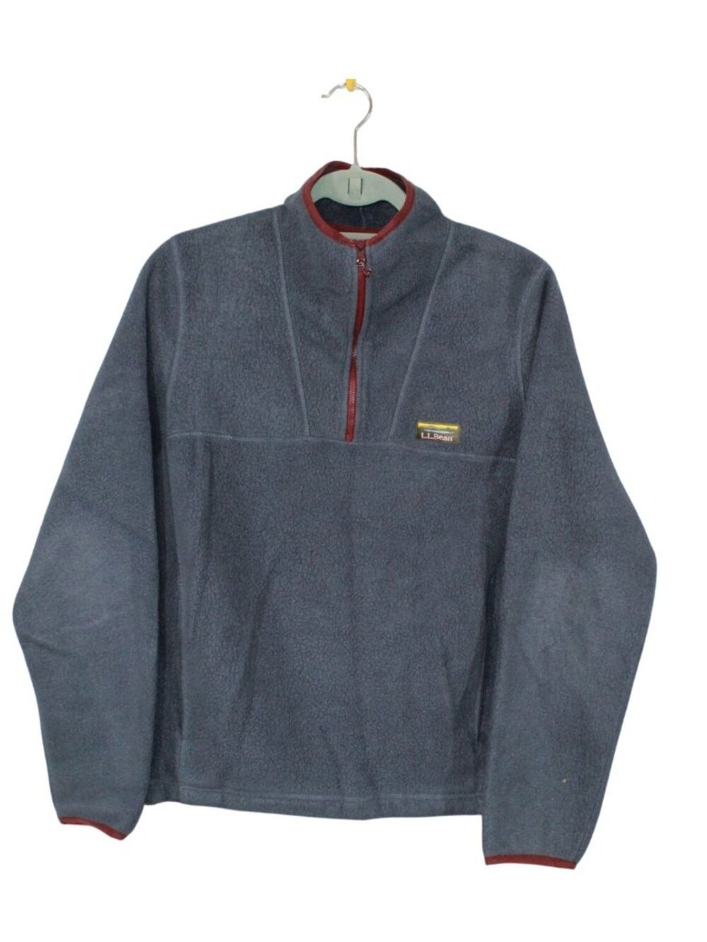 LL Bean Men's Katahdin Fleece Pullover Midweight Cozy Warm Casual Gray Small